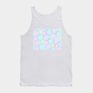 Transparent Hexagons Tank Top